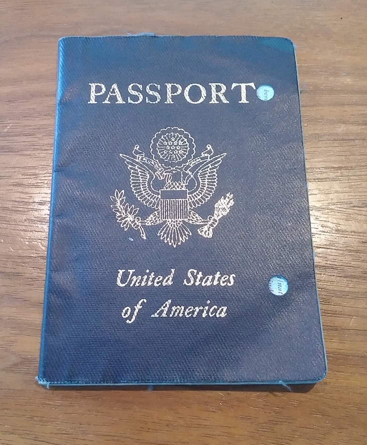 my old beat up passport :)