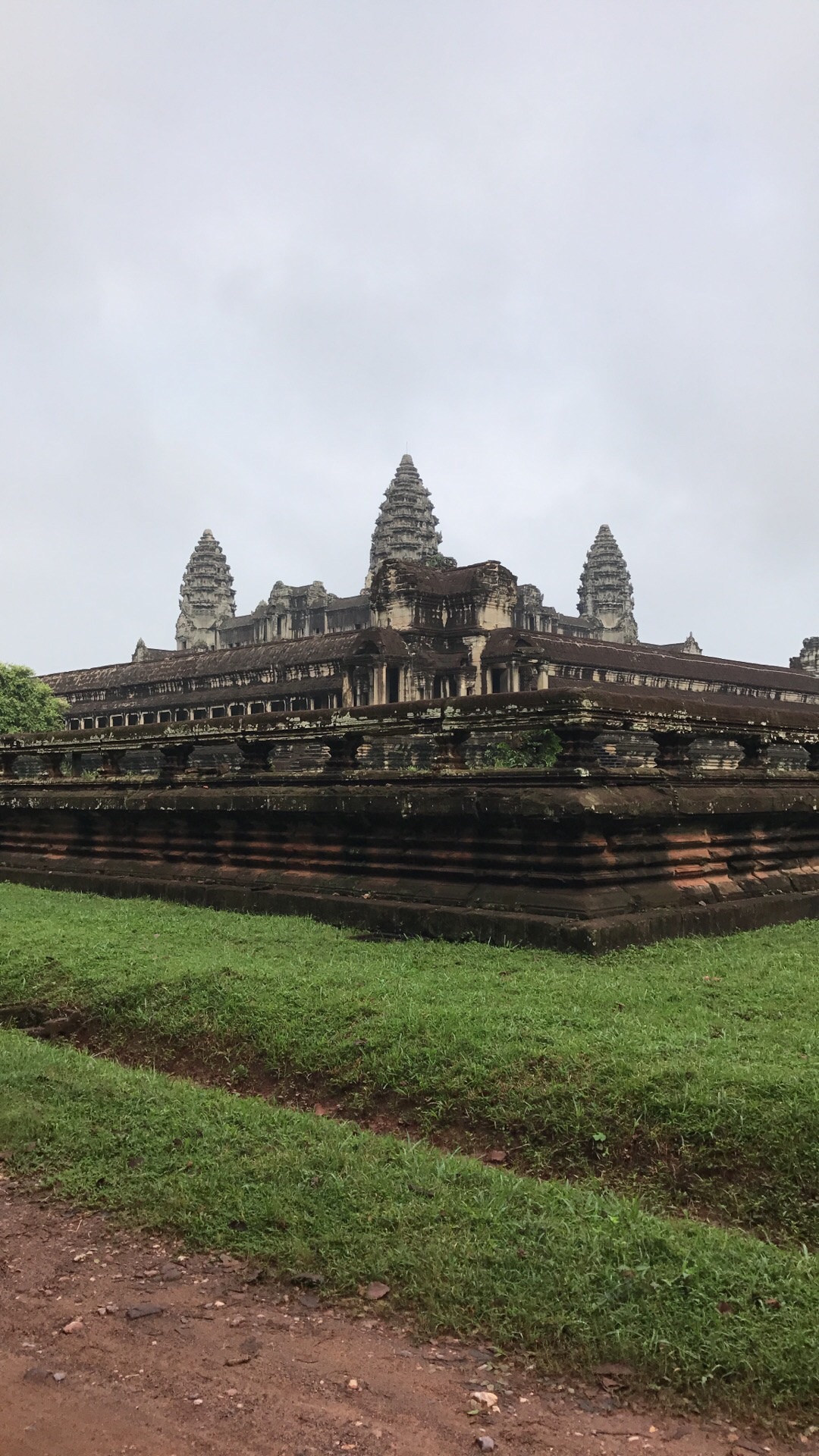 Outside the walls of Angkor Wat